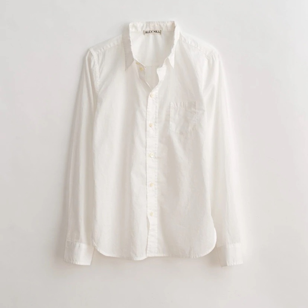 NWT: Alex Mill Bobby Shirt in Paper cotton. Size: L